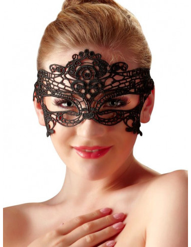 Maschera Ricamata 03 Nero Pizzo